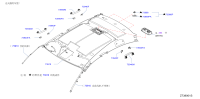 739106CT1A-HEADLINING ASSY, ROOF