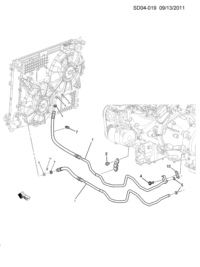20786778-HOSE, TRANSMISSION OIL COOLER