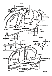 679145001005-PLATE, FRONT DOOR SCUFF, LH