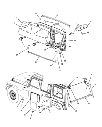68054709AA-***GLASS REAR DOOR