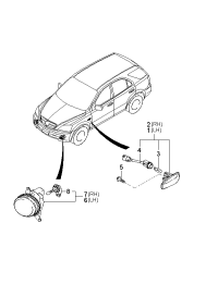 922013E011-LAMP ASSY-FR FOG LH