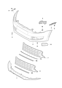 34G805915-Bracket, spoiler