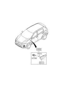 92302H3000-LIGHT(ASSY)SIDE
