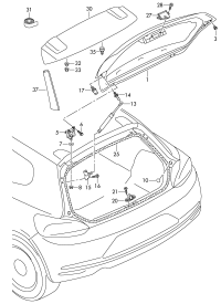 1K8827025N-Cover, rr. hatch