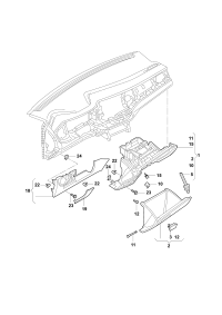 2SD857097-Glove box assy