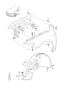 3G0821021A-Fender joint