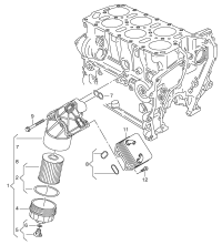 03H117021C-OIL COOLER-ENG.OIL-VW/SKODA