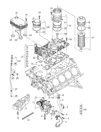 057117021P-OIL COOLER-ENG.OIL-VW/SKODA