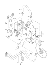 5Q0965561C-WATER PUMP-AUDI A5/A6/A7