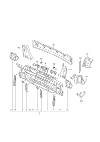 L510814305-REINF ASSY-RAD CORE UPR