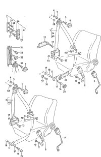L191857755E-S/belt lock assy