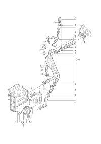 5G0965567B-WATER PUMP-AUDI A5/A6/A7