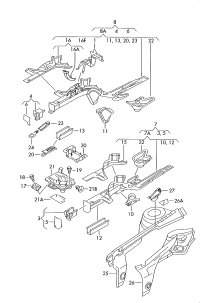 1J0802531B-Extension, side member