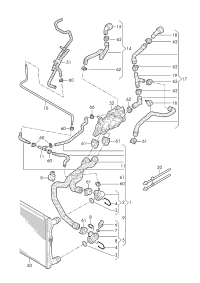 L5QD121049E-RADIATOR HOSE/A3/GOLF/JETTA