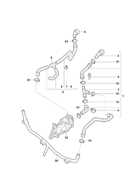 L5QJ122073H-RADIATOR HOSE/A3/GOLF/JETTA