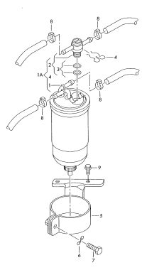 L1GD127401-FUEL INLINE FILTER-911(996)
