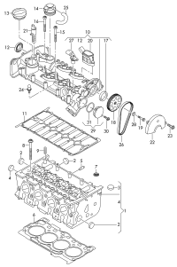 L04E103383AG-GSKET CYL HEAD/SKD/AUD/SEAT/84