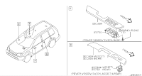 254110V000-SWITCH ASSY POWER WINDOW,ASSIST