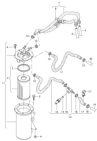 1K0127434B-OIL FILTER ELMT-TOUAREG