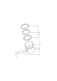 06M198151-PISTON RING SET