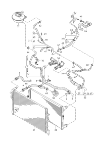5Q0122051BK-RADIATOR HOSE/A3/GOLF/JETTA