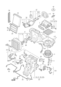 5QE820102B-EVAPORATOR/VW/AUDI/SEAT/SKODA