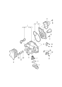 06K121011B-WATER PUMP-AUDI A5/A6/A7