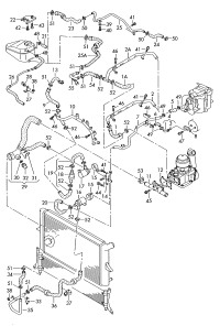 7L6122051-RADIATOR HOSE/A3/GOLF/JETTA