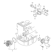 03L121011J-WATER PUMP/A3/A4/A6/JET/PST/11