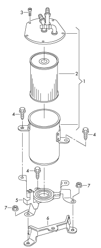7P6127177A-OIL FILTER ELMT-TOUAREG