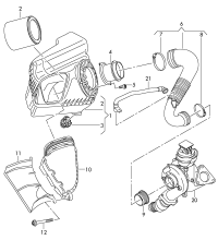 4GD129615C-HOSE-AIR INTAKE
