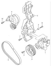 7H0422154F-STEERING PUMP 120B-PANAM