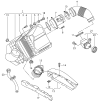3D0129620J-ELEMENT, AIR CLEANER ATK412