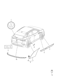 11D853689A2ZZ-THE INSCRIPTION "TIGUAN
