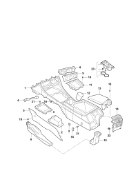 19D86324140D-Engine mounting kit-beige