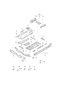 L5Q0802307-Reinforcement, front lower