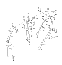 5K0867233C-Trim-a pillar