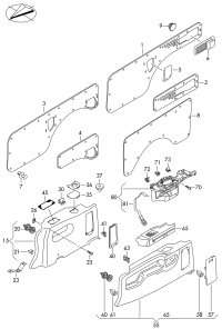 2K0867481J-Trim, quarter panel