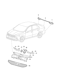 5DL853842A2ZZ-Moulding/bright chrome