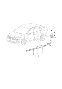 5DL8533714PK-Sill mldg
