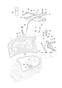 3B5827505M-Door lock: