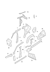 30D809377A-Beam assy-lwr