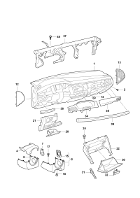19D854377C-PLATE, INSTRUMENT PANEL FINISH