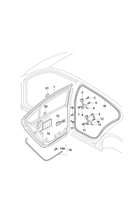 19D833051B-Door assy-rr, lh