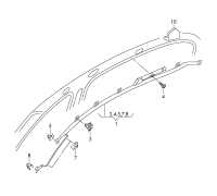3C8880741B-Air bag unit-head * *