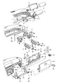 3BD880204-Air bag unit (co * *