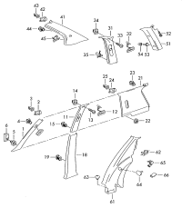 1J0867233E-Trim-a pillar