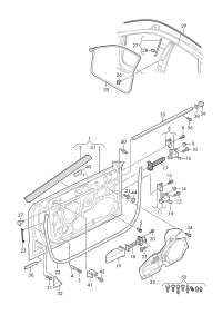 4KG831051-Door assy-rr, lh