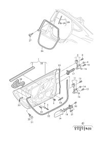 4KG833051-Door assy-rr, lh
