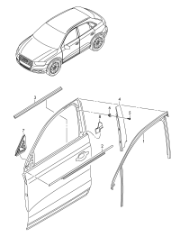 L8U0837479-Weatherstrip, window